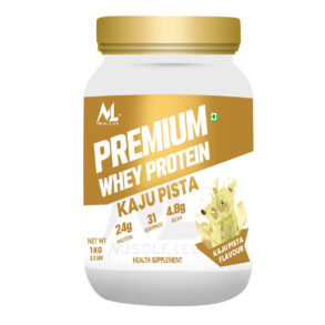 Premium Whey Protien- 1Kg ( Kaju Pista )